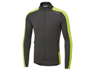 Altura Nightvision Men's Long Sleeve Jersey Lime/Carbon