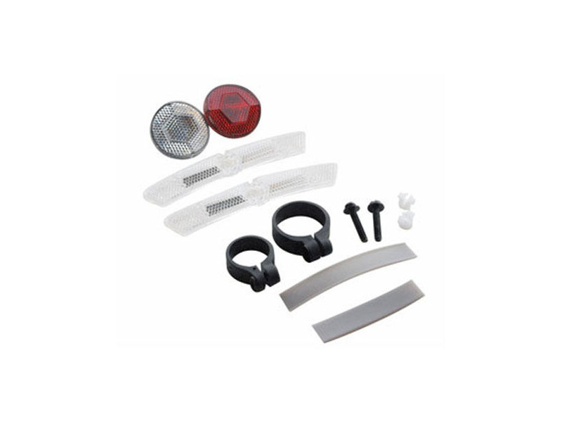Cateye Bicycle Reflector Kit Front, Rear & Wheels click to zoom image
