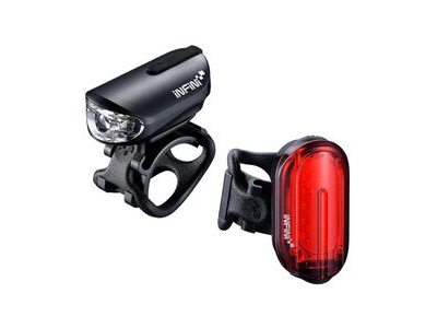 Infini Olley lightset micro USB front and rear lights black