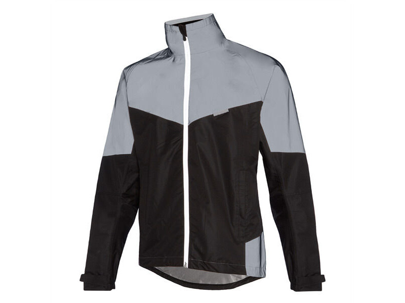 Madison Stellar Reflective men's waterproof jacket, black / silver click to zoom image
