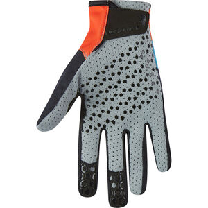 Madison Alpine men's gloves, stripe black / chilli red / blue curaco click to zoom image