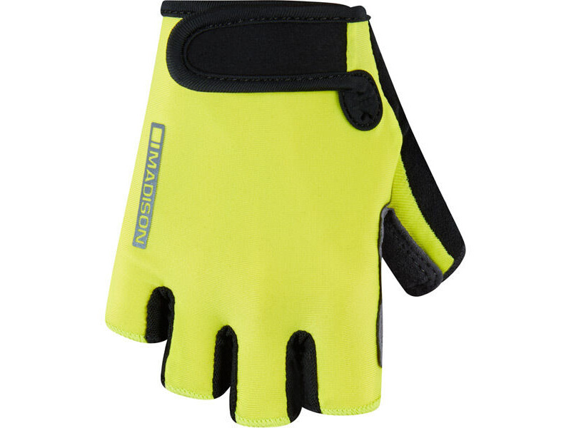 Madison Freewheel men's mitts, lime punch click to zoom image
