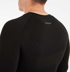 Madison Isoler mesh men's long sleeve baselayer - black click to zoom image