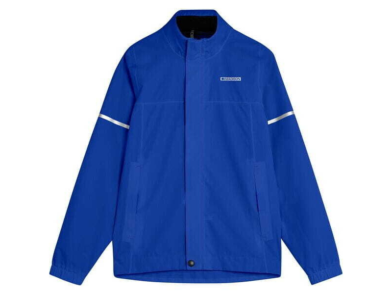 Madison Protec youth 2-layer waterproof jacket - dazzling blue click to zoom image