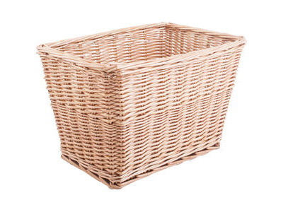 M Part Spitalfields rectangular wicker basket with mounting plates