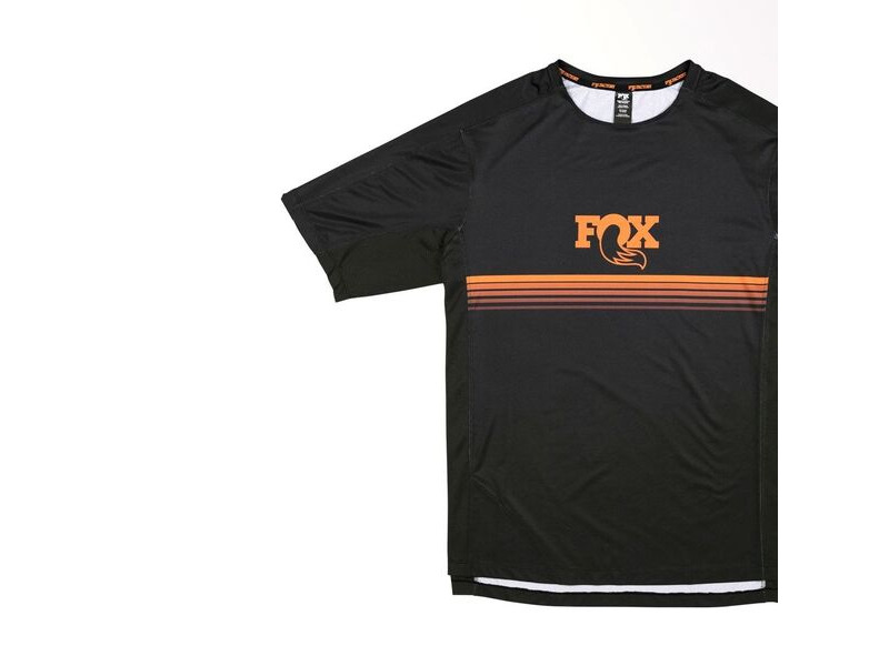 Fox High Tail Short Sleeve Jersey Black click to zoom image