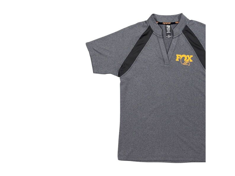 Fox Women's Polo Shirt Grey click to zoom image
