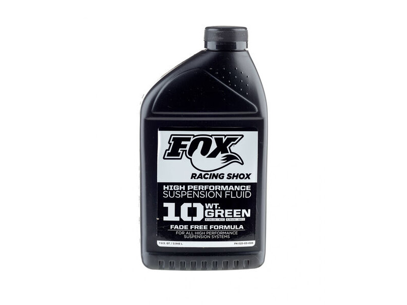 Fox 10 Weight Green High Performance Suspension Fluid 32oz click to zoom image