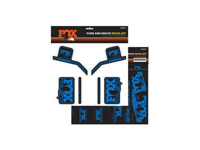 Fox Fork & Shock Decal Kit: AM Heritage Blue 2016
