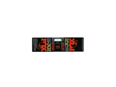Fox DHX2 Factory Resey Decal 2021