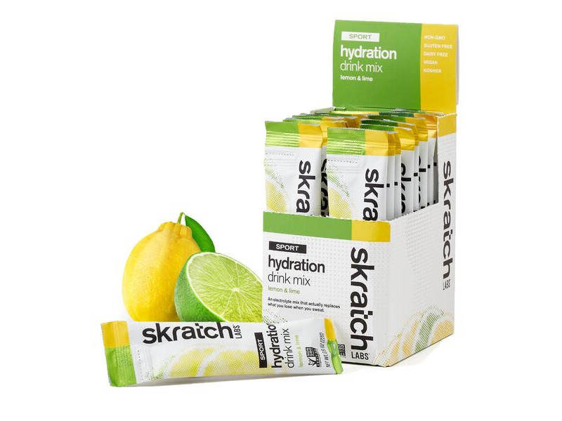 Skratch Labs Exercise Hydration Mix - Box of 20 Servings - Lemons & Limes click to zoom image