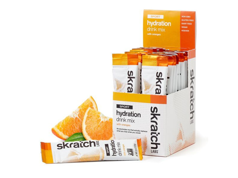 Skratch Labs Exercise Hydration Mix - Box of 20 Servings - Oranges click to zoom image