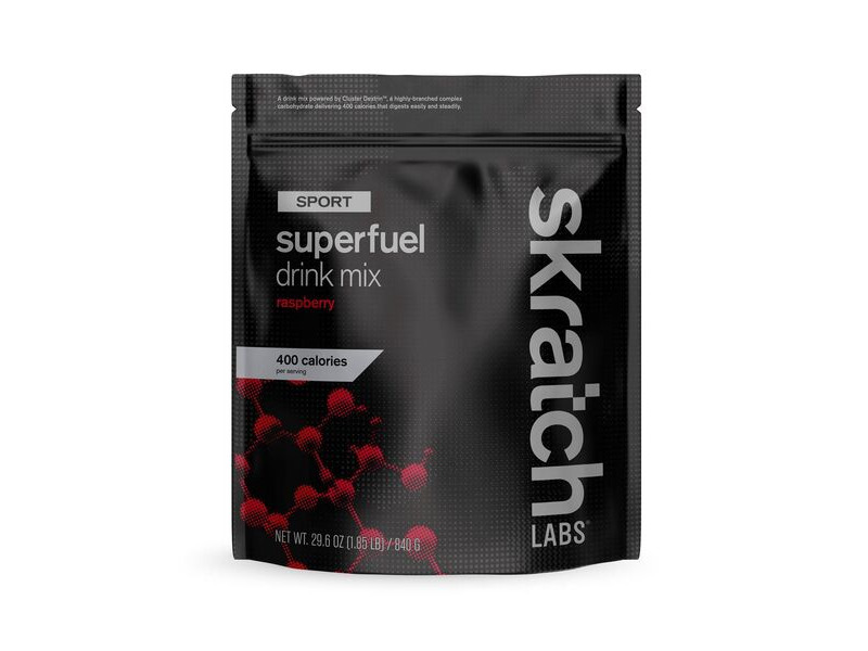 Skratch Labs Sport Superfuel Mix - 8 Serving Bag (840g) - Raspberry click to zoom image